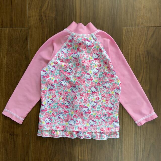 サンリオ(サンリオ)のラッシュガード 90cm ハローキティ キッズ/ベビー/マタニティのキッズ服女の子用(90cm~)(水着)の商品写真