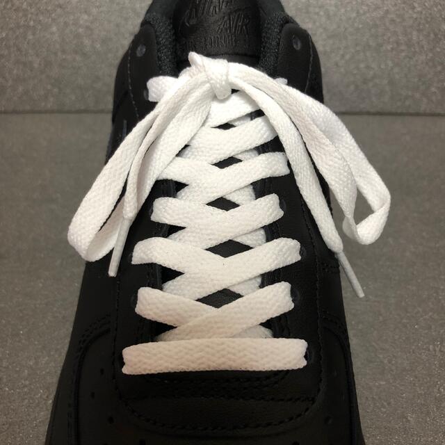 新品 シューレース 120cm 靴紐 平紐 くつひも 無地 ホワイト white メンズの靴/シューズ(スニーカー)の商品写真