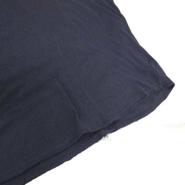 Ungrid(アングリッド)のアングリッド UNGRID カットソー 半袖 キーネック シンプル ブルー F レディースのトップス(カットソー(半袖/袖なし))の商品写真