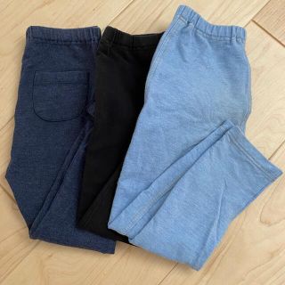 ユニクロ(UNIQLO)の10分丈レギンス(100) 3枚セット(パンツ/スパッツ)