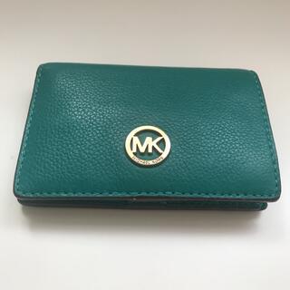 マイケルコース(Michael Kors)のマイケルコース 二つ折り財布 コンパクトウォレット グリーン財布(折り財布)