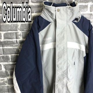 コロンビア(Columbia)のコロンビア☆マウンテンパーカー 古着 ゆるだぼ ワンポイント刺繍ロゴ t64(マウンテンパーカー)