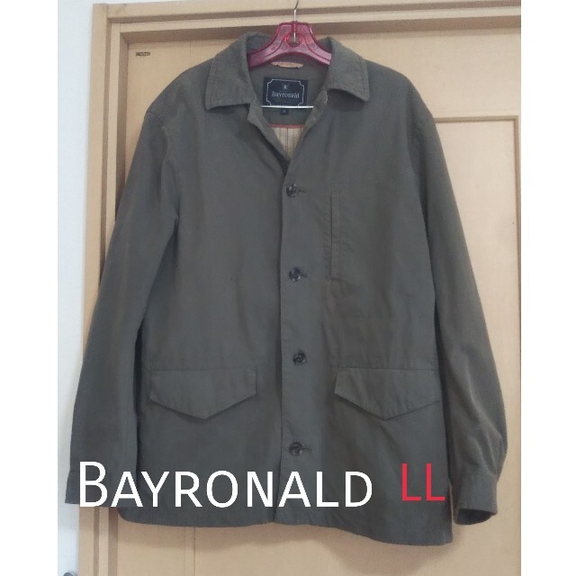 Bayronald ジャケット　カーキ　サイズLL メンズのジャケット/アウター(トレンチコート)の商品写真