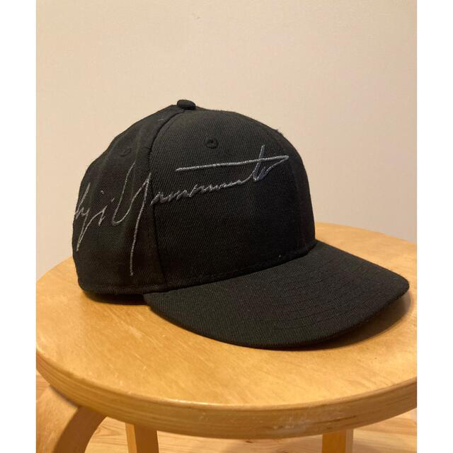 Yohji Yamamoto(ヨウジヤマモト)の7 3/8ヨウジヤマモト/キャップcap/ブラックblack メンズの帽子(キャップ)の商品写真