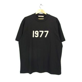 FEAR OF GOD フィアオブゴッド FOG ESSENTIALS エッセンシャルズ Tシャツ サイズ:M ラバープリント ロゴ クルーネック 半袖 Tシャツ T-Shirts ベージュ系 トップス カットソー 【メンズ】