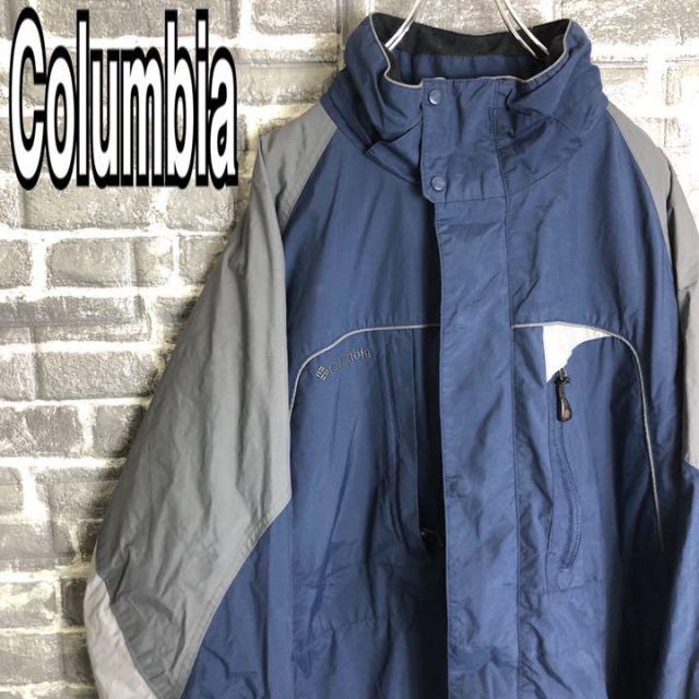 コロンビアColumbiaマウンテンパーカージャケット　ワンポイント刺繍ロゴ