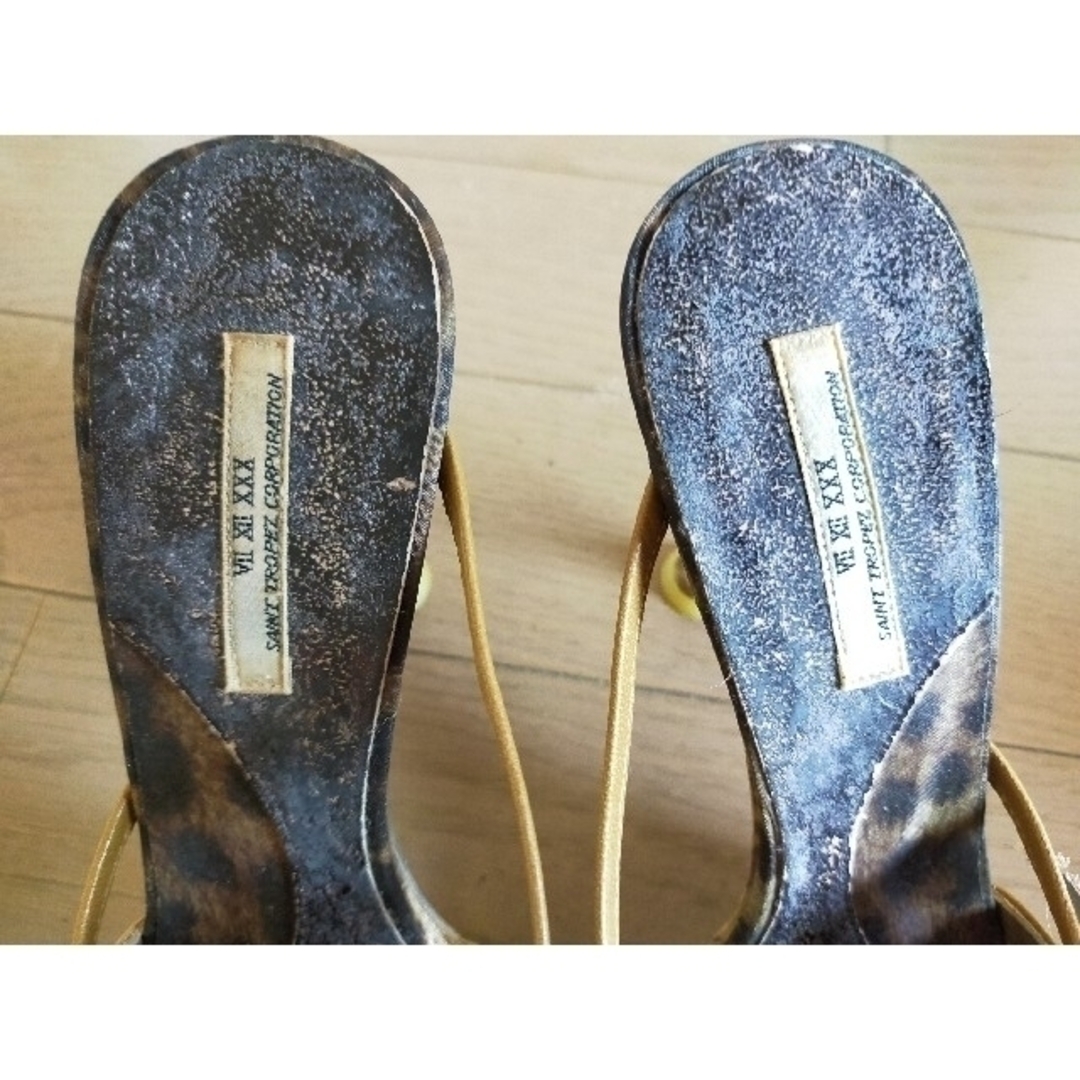 VII XII XXX(セヴントゥエルヴサーティ)のセブントゥエルブサーティーンVII XII XXX ﾚｵﾊﾟｰﾄ柄 36ﾊｰﾌ レディースの靴/シューズ(サンダル)の商品写真