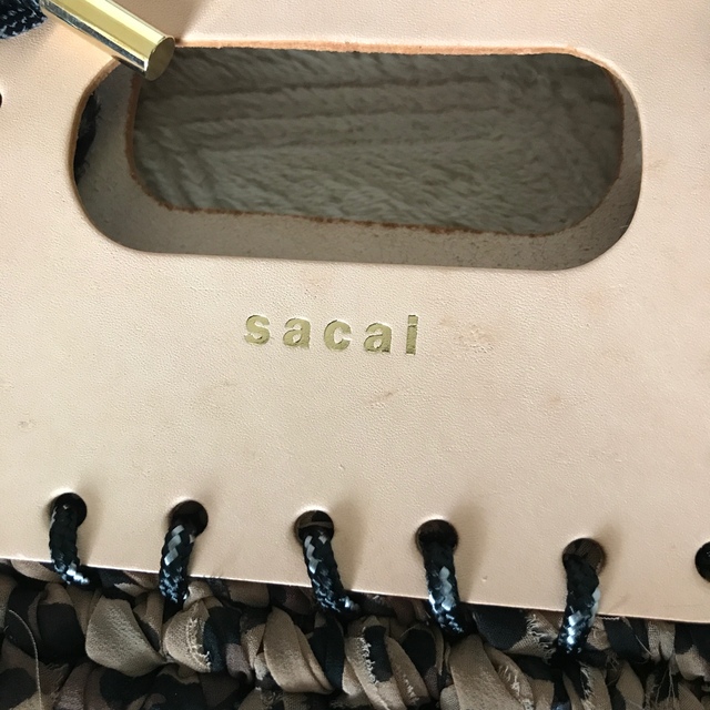 最終価格 sacai サカイ ホリデーコレクション ZANTAN バッグ カーキ ...