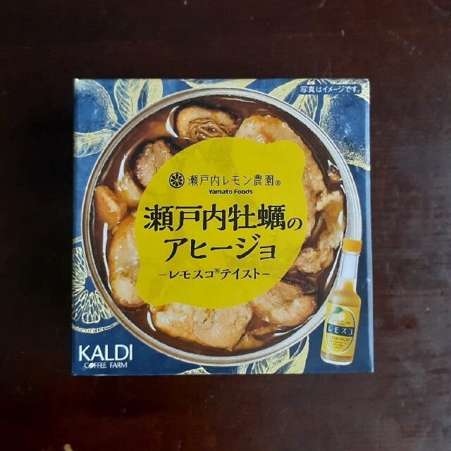 KALDI(カルディ)の瀬戸内レモンバル　瀬戸内牡蠣のアヒージョ　レモスコ　70g 食品/飲料/酒の加工食品(缶詰/瓶詰)の商品写真