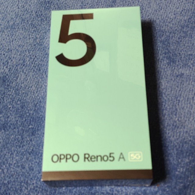 スマートフォン/携帯電話OPPO Reno 5A CPH2199 eSIM対応版 未開封新品