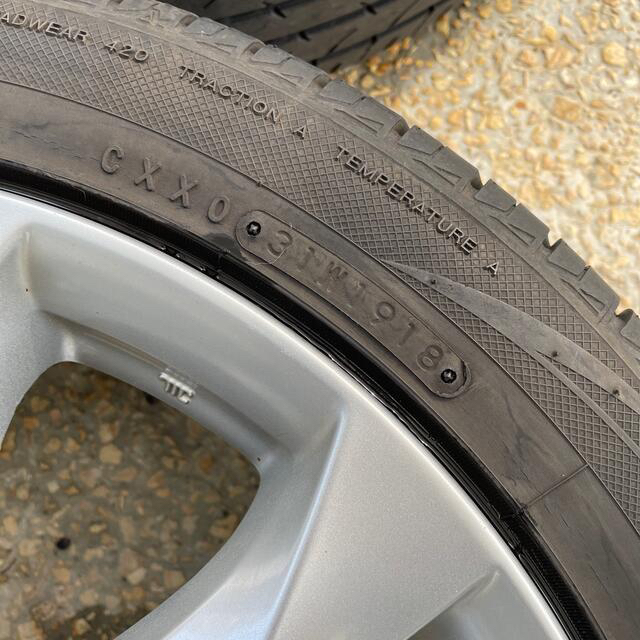 マツダ純正　タイヤホイール　4本セット　純正ナット　215/45R18 6