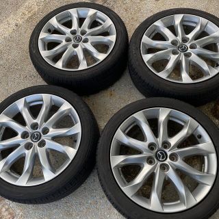 マツダ - マツダ純正 タイヤホイール 4本セット 純正ナット 215/45R18