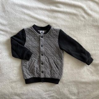 プチバトー(PETIT BATEAU)のプチバトー　スナップカーディガン　86cm(カーディガン)