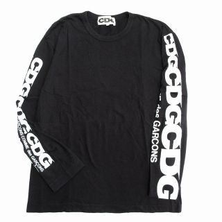 コムデギャルソン(COMME des GARCONS)のシーディージー コムデギャルソン CDG 袖ロゴ プリント Tシャツ(Tシャツ/カットソー(七分/長袖))