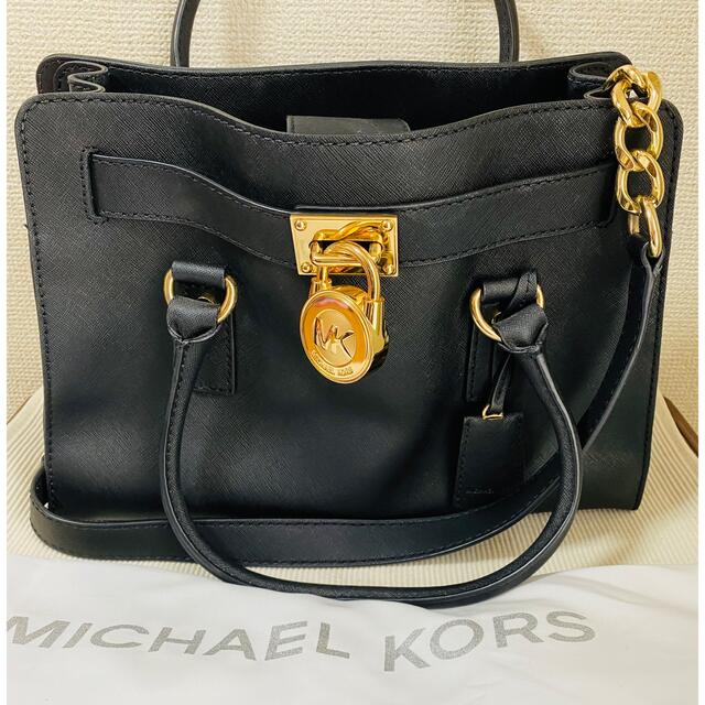 MICHEAL KORS ハミルトン 黒 バッグ