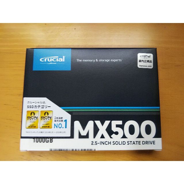 国内正規品 新品未開封 Crucial 500GB SSD MX500シリーズ