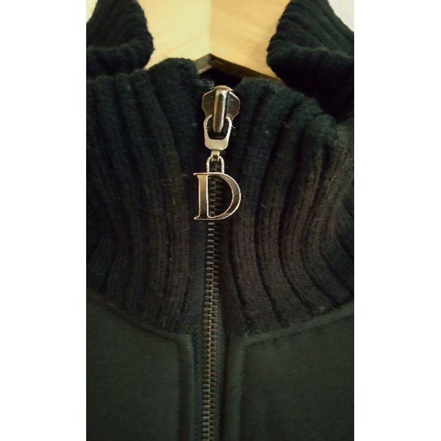 Christian Dior ニット切替ブルゾン トラックジャケット