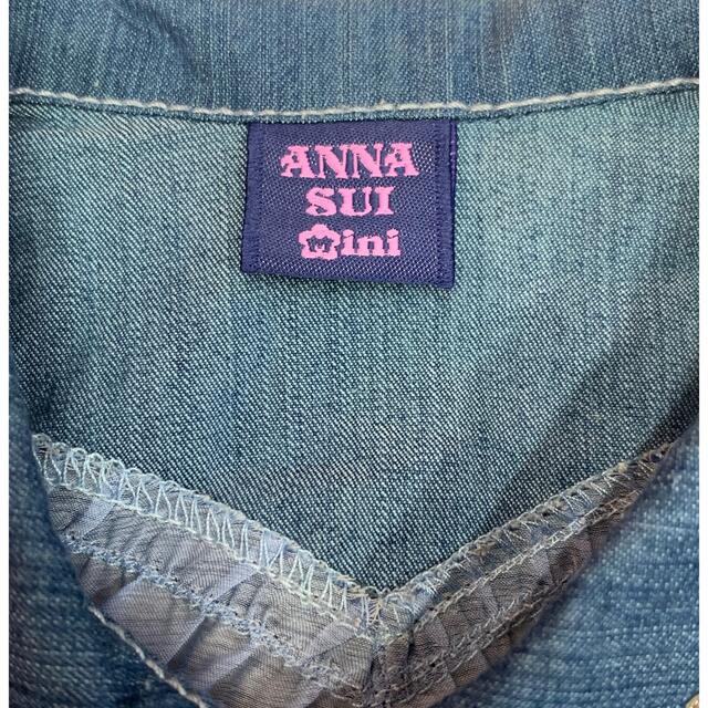 ANNA SUI mini(アナスイミニ)の【あいり様専用】 ANNA SUI mini ノースリーブAラインブラウス キッズ/ベビー/マタニティのベビー服(~85cm)(ワンピース)の商品写真