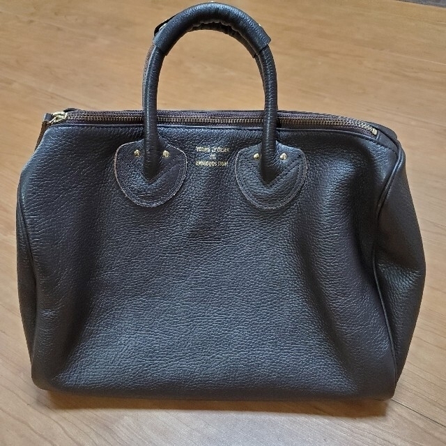 ヤングアンドオルセン 別注カラー エンボスレザーボストン(M) ☆日本の
