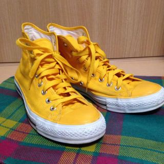 コンバース(CONVERSE)の美品 オールスターハイカット イエロー(スニーカー)