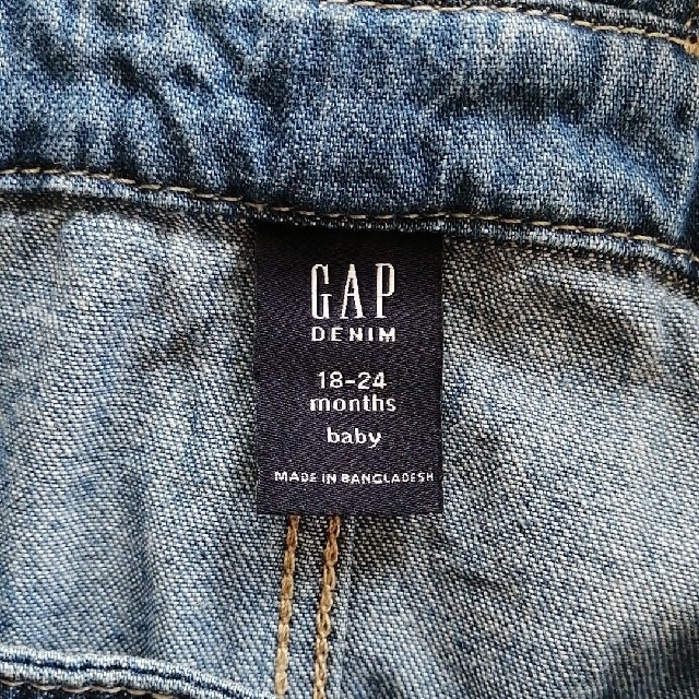 babyGAP(ベビーギャップ)のGap ジャンパースカート 18~24m 90cm キッズ/ベビー/マタニティのキッズ服女の子用(90cm~)(スカート)の商品写真