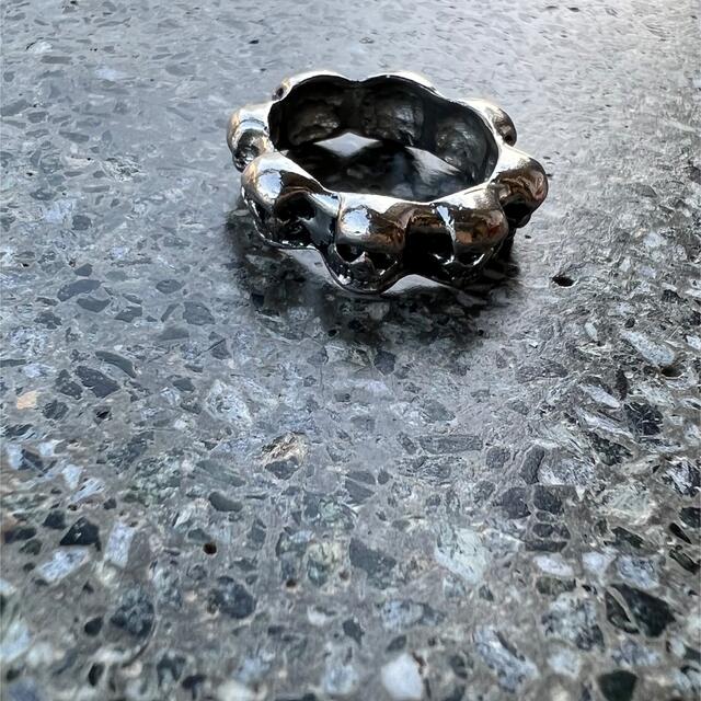 used design ring ドクロ　スカルリング　ガイコツ　シルバー