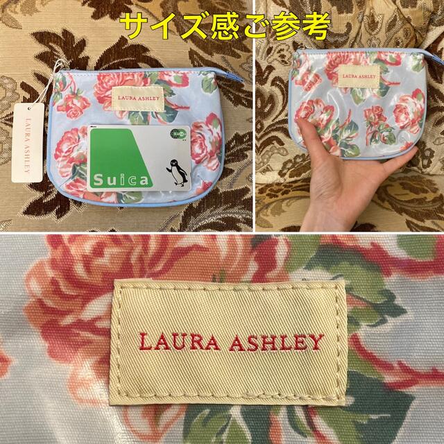 LAURA ASHLEY(ローラアシュレイ)のレア🎉新品タグ付き ローラアシュレイ ポーチ🌹ヴィンテージ レディースのファッション小物(ポーチ)の商品写真