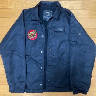 アルファインダストリーズ(ALPHA INDUSTRIES)のSANTACRUZ ALPHA INDUSTRIES INC. ジャケット(フライトジャケット)