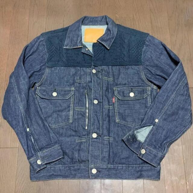 Levi's Fenom デニムジャケット ニット 紺 M fragment