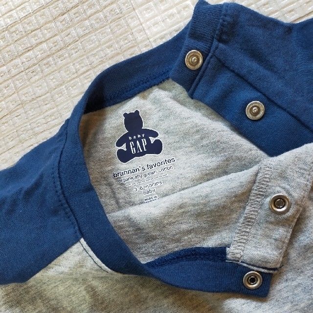 babyGAP(ベビーギャップ)のbabyGAP　70　ロンパース　ボディ肌着 キッズ/ベビー/マタニティのベビー服(~85cm)(ロンパース)の商品写真