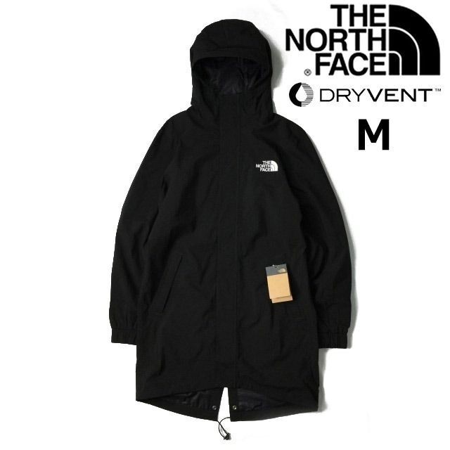 THE NORTH FACE(ザノースフェイス)のノースフェイス トレンチコート US限定 撥水 ロゴ刺繍(M)黒 180915 メンズのジャケット/アウター(トレンチコート)の商品写真