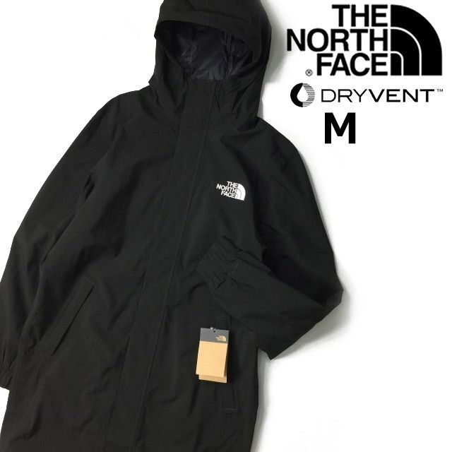 THE NORTH FACE(ザノースフェイス)のノースフェイス トレンチコート US限定 撥水 ロゴ刺繍(M)黒 180915 メンズのジャケット/アウター(トレンチコート)の商品写真