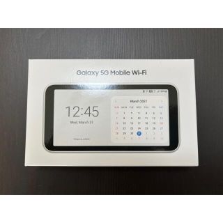 ギャラクシー(Galaxy)のGalaxy 5G Mobile Wi-Fi SCR01SWU ホワイト(その他)