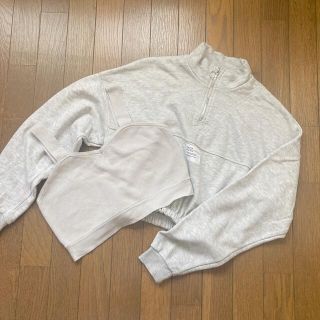 ベルシュカ(Bershka)のBershuka ミニ丈トップス　長袖　セットアップ　ビスチェ(セット/コーデ)