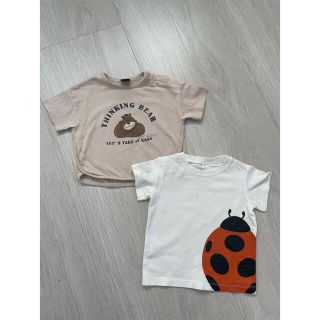 ムジルシリョウヒン(MUJI (無印良品))の無印良品　manina 半袖Tシャツ２点(Ｔシャツ)