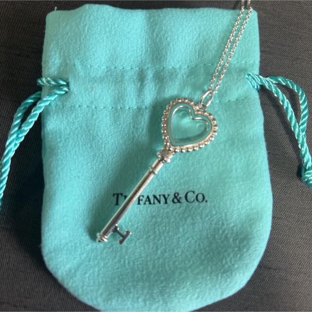 極美品 希少Tiffany ティファニー ハートキービーズ ネックレス