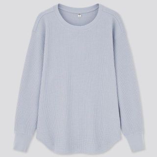 ユニクロ(UNIQLO)のUNIQLO ワッフルクールネックTシャツ(カットソー(長袖/七分))