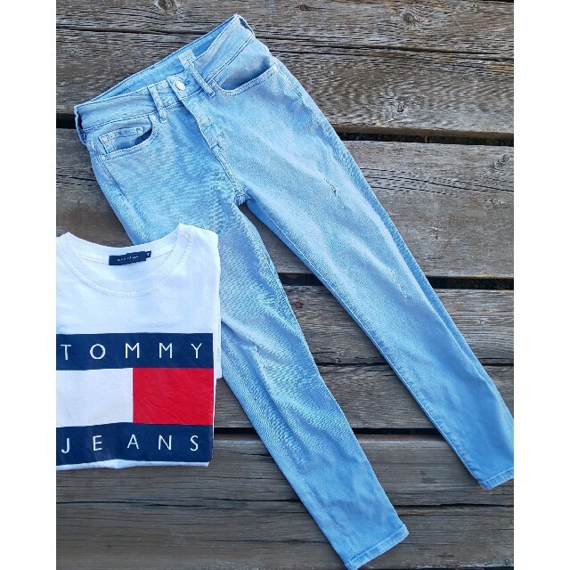 TOMMY HILFIGER - TOMMY HILFIGER ダメージ スキニーの通販 by Rkm