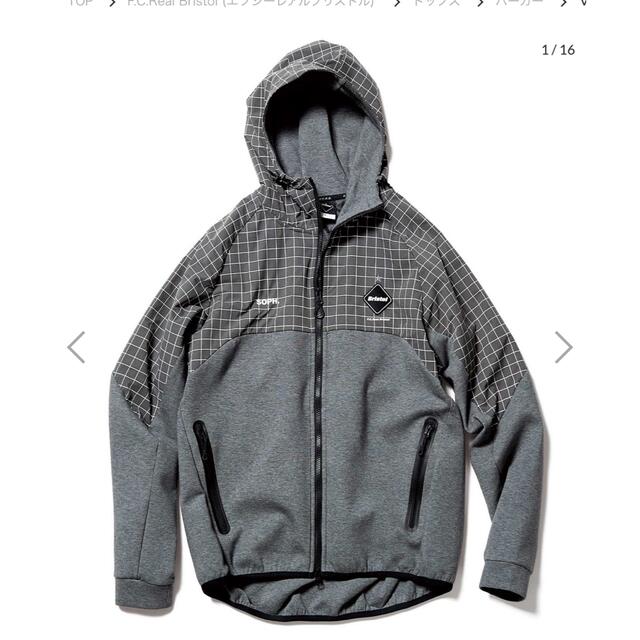 16SS FCRB NIKE DRI-FIT KNIT FLEECE HOODY