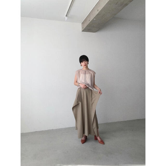 clane square frill skirt クラネ スクエアフリルスカート