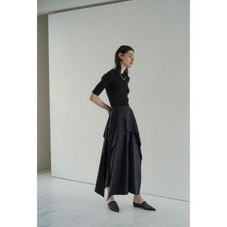 CLANE - clane square frill skirt クラネ スクエアフリルスカートの