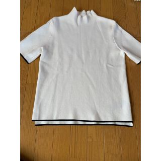 ザラ(ZARA)の【ZARA】白トップス(カットソー(半袖/袖なし))