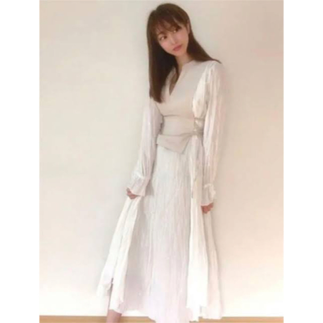 美品 AMERI WASHI LAYERED DRESS ドレス ワンピースレディース