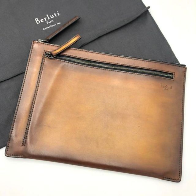 『Berluti』ベルルッティ レザー クラッチバック