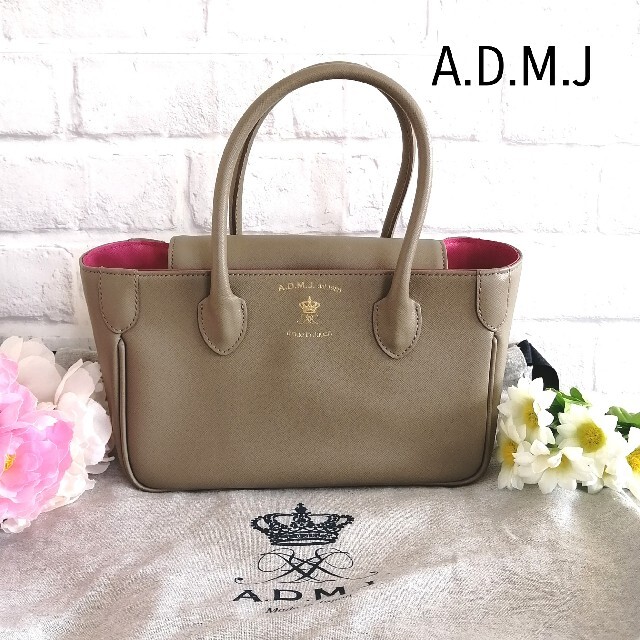 A.D.M.J.(エーディーエムジェイ)の美品♥A.D.M.J エーディーエムジェイ♥ハンドバッグ レディースのバッグ(ハンドバッグ)の商品写真