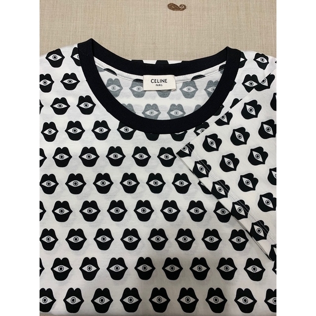 celine(セリーヌ)のCELINE セリーヌTシャツ　サイズL イタリア製 レディースのトップス(Tシャツ(半袖/袖なし))の商品写真
