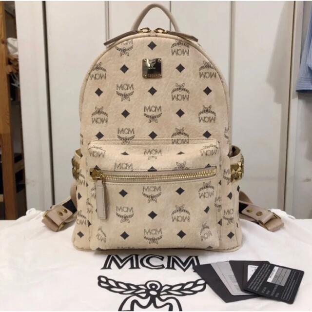 MCM 〈スターク〉サイドスタッズ付 ヴィセトス バックパック