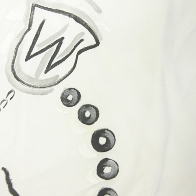 MONCLER(モンクレール)のモンクレール  MAGLIA プリント Tシャツ カットソー 半袖 S 白  レディースのトップス(カットソー(半袖/袖なし))の商品写真