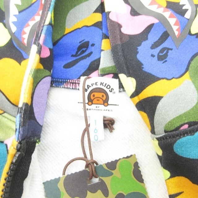 A BATHING APE - アベイシングエイプ bape kids シャーク パーカー