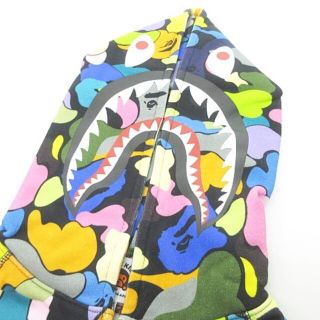 A BATHING APE - アベイシングエイプ bape kids シャーク パーカー